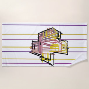 Serviette De Plage Perroquet poisson joie d'été