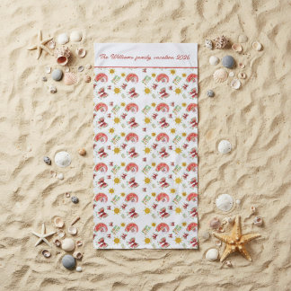 Serviette De Plage Personalized watermelon coquette 