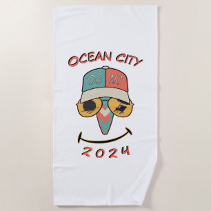 Serviette De Plage Personnalisable Ocean City 2024