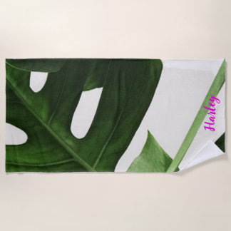 Serviette de plage personnalisée