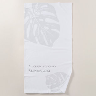 Serviette de plage personnalisée