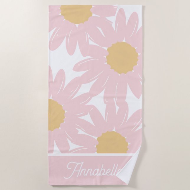 Serviette de plage personnalisée (Devant)