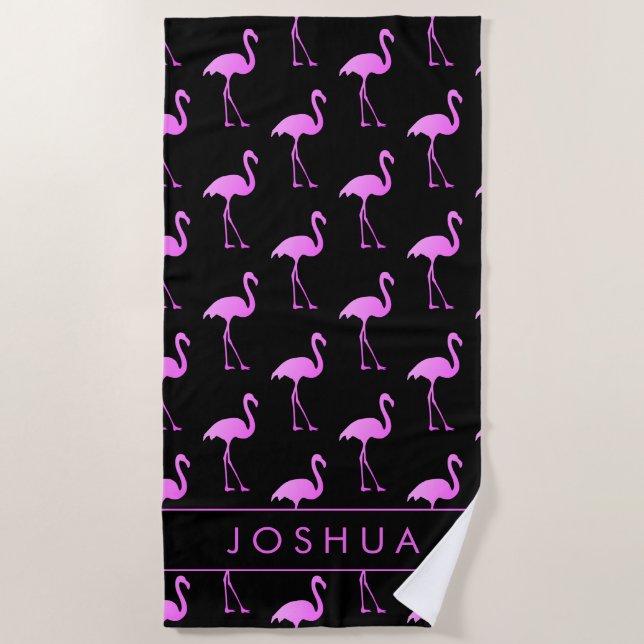 Serviette de plage personnalisée avec impression d (Devant)