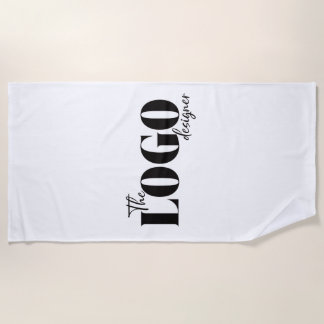 Serviette de plage personnalisée Logo personnalisé