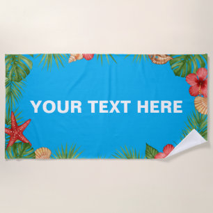 Serviette de plage personnalisée pour l'été