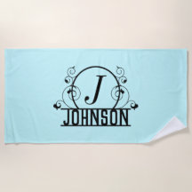 Serviette de plage personnalisée Serviette avec no