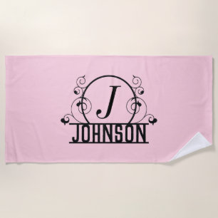 Serviette de plage personnalisée Serviette de bain