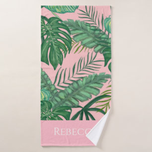 Serviette de plage personnalisée Tropical Palms St