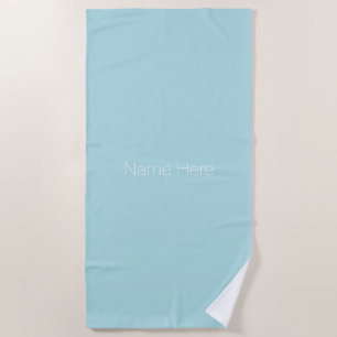Serviette De Plage Personnaliser personnaliser nom monogramme poudre