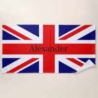 Personnalisez ce drapeau britannique avec le nom