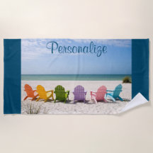 Personnalisez la plage avec des transats colorés