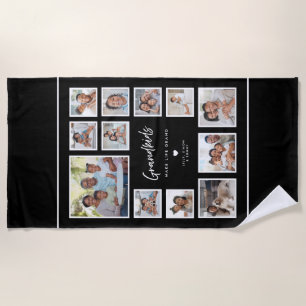 Serviette De Plage Petits-enfants Rendent la Vie Géniale Collage Pers