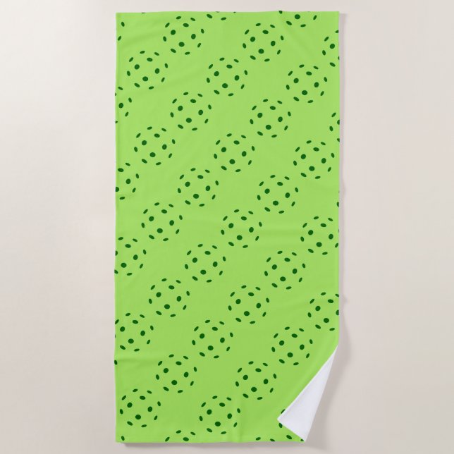 Serviette De Plage Pickleball (Devant)
