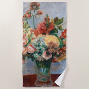 Serviette De Plage Pierre-Auguste Renoir - Fleurs dans un Vase