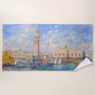 Serviette De Plage Pierre-Auguste Renoir - Venise, le Palais des Doge