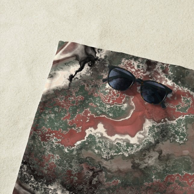 Serviette De Plage Pierre corrosive (En situation)