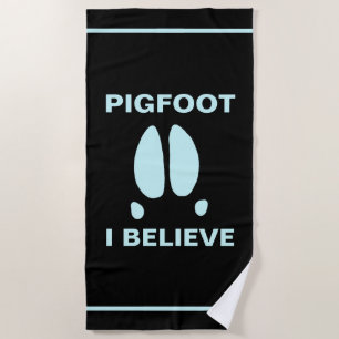 Serviette De Plage Pigfoot - Je crois