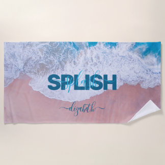 Serviette De Plage Pink Beach Bermudes