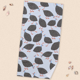 Serviette De Plage Pintade Motif de poulet mignon
