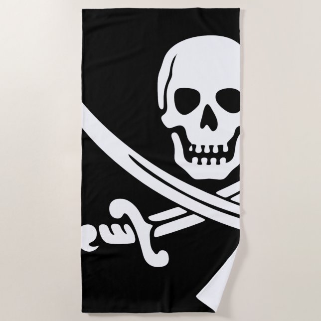 Serviette De Plage Pirate (Devant)