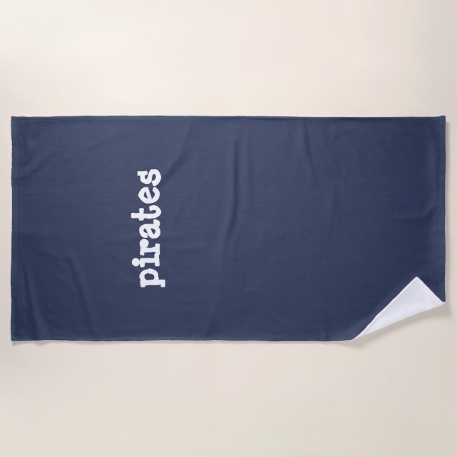 Serviette De Plage pirates (Devant)