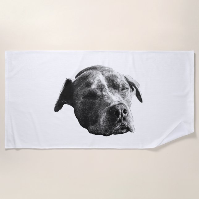 Serviette De Plage Piscine intérieure calme (Devant)
