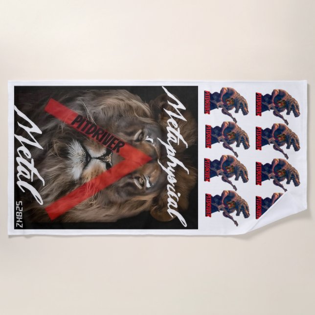 Serviette de plage PitDriver (Devant)