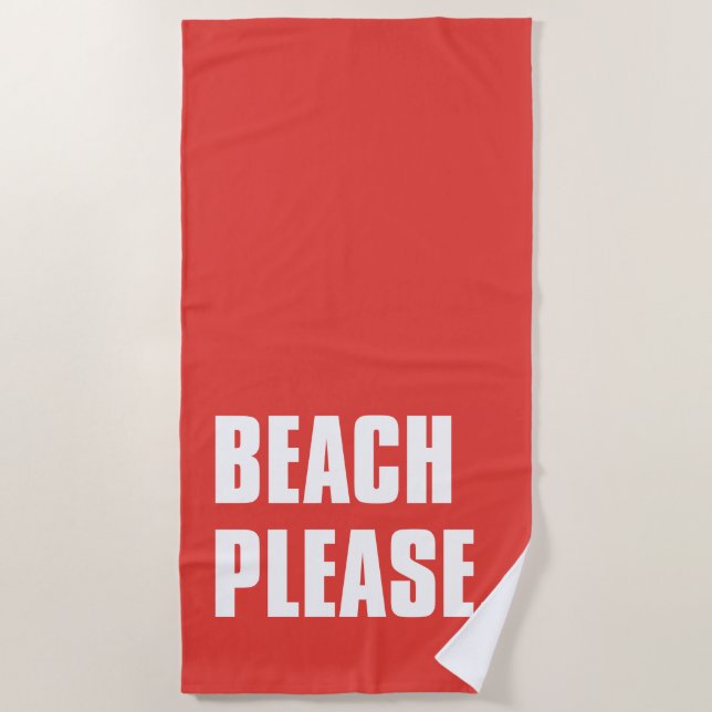 Serviette De Plage Plage (Devant)