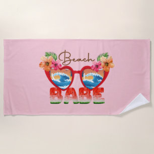 Serviette De Plage Plage Babe Beach Towel