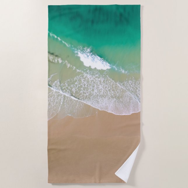 Serviette De Plage Plage calme (Devant)