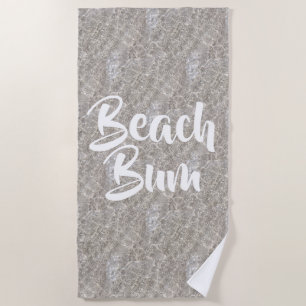 Serviette De Plage Plage de l'eau de cloche sur la plage de sable de 