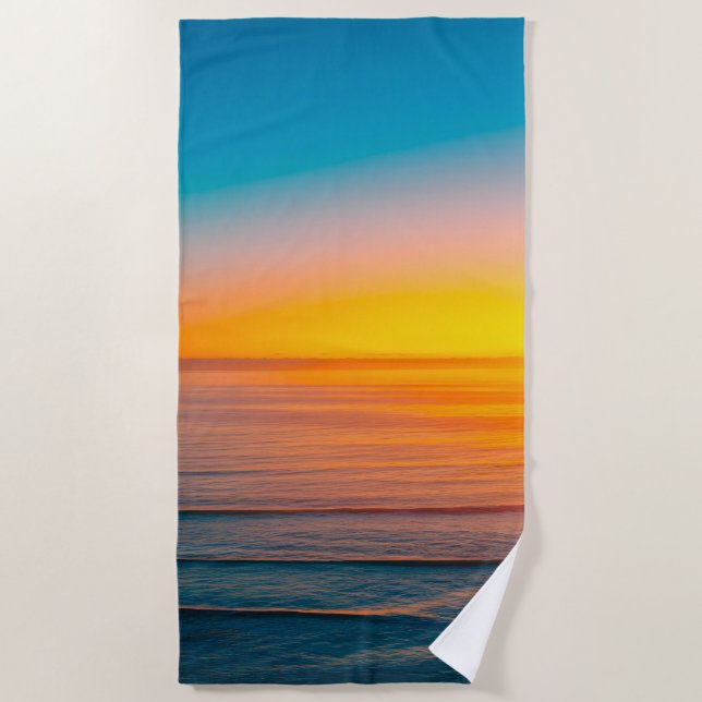 Serviette De Plage Plage de plage Sunrise Beach Towne (Devant)
