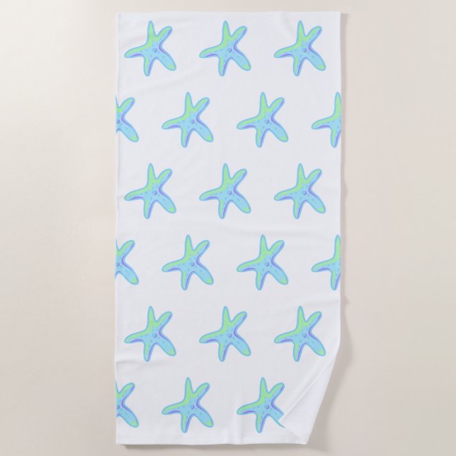 Serviette De Plage Plage de Starfish (Devant)