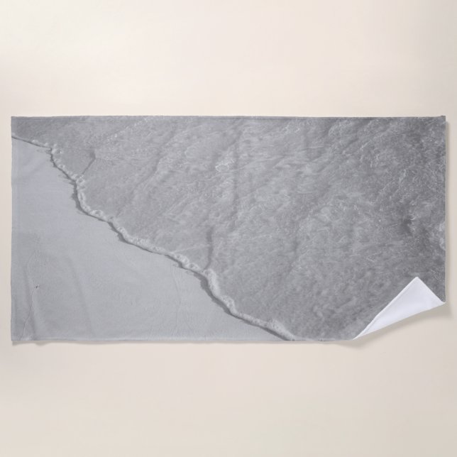 Serviette De Plage Plage des Caraïbes Zen Oasis #3 #océan #mur #art (Devant)