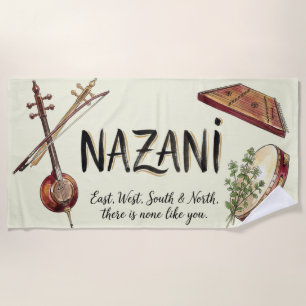 Serviette De Plage Plage "None Like You" de Nazani