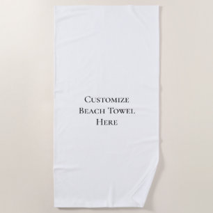 Serviette De Plage Plage personnalisée Vacances Design Modèle Piscine