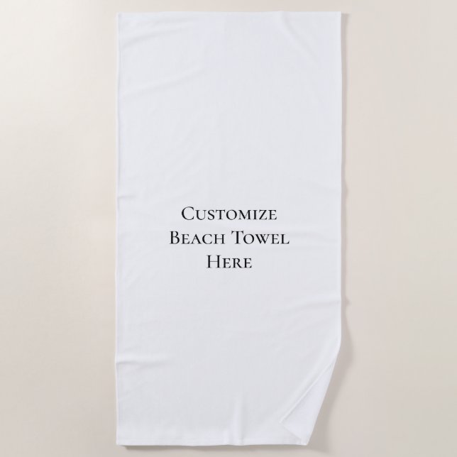 Serviette De Plage Plage personnalisée Vacances Design Modèle Piscine (Devant)