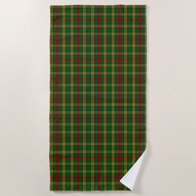 Serviette de plage Plaid MacMillan Tartan (Devant)