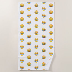 Serviette De Plage Pleurer de rire Larmes de joie émoji