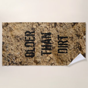 Serviette De Plage Plus âgé que la tête