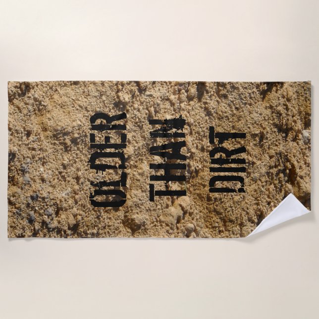 Serviette De Plage Plus âgé que la tête (Devant)