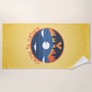 Serviette De Plage Plus proche de la nature