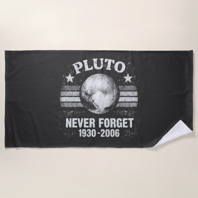 Serviette De Plage Pluton N'oublie Jamais (Devant)