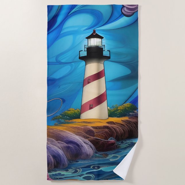 Serviette De Plage Point phare (Devant)