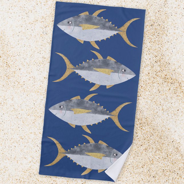 Serviette De Plage Poisson de thon (Créateur téléchargé)