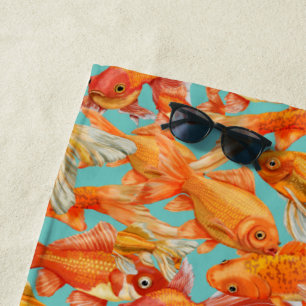Serviette De Plage Poisson d'or