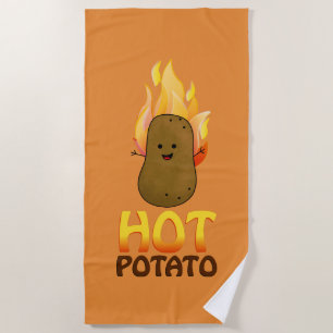 Serviette De Plage Pomme de Terre Chaud