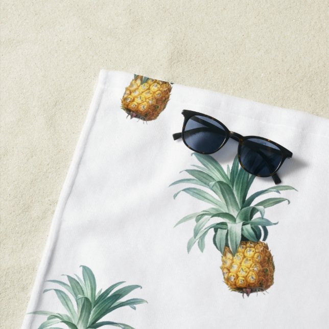 Serviette De Plage Pommes (En situation)