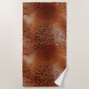 Serviette De Plage Poster de animal Brown