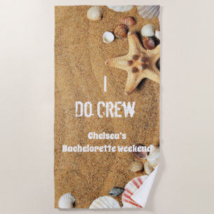 Serviette de plage pour enterrement de vie de jeun